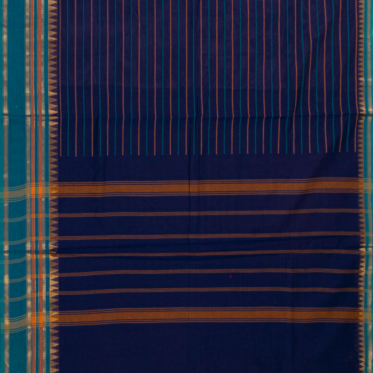 Blue Kanchi Cotton Saree For Festive Wear PV MM KC 921