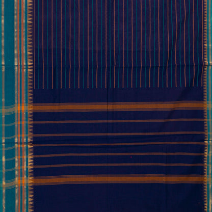 Blue Kanchi Cotton Saree For Festive Wear PV MM KC 921