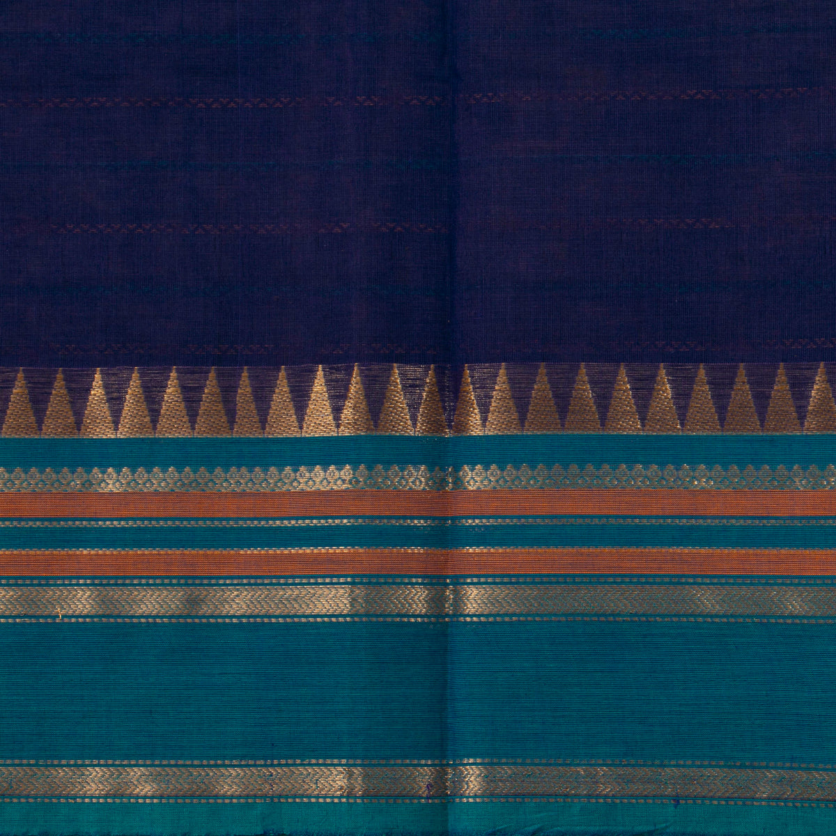 Blue Kanchi Cotton Saree For Festive Wear PV MM KC 921