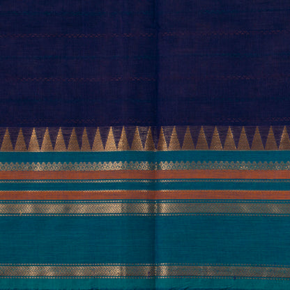 Blue Kanchi Cotton Saree For Festive Wear PV MM KC 921