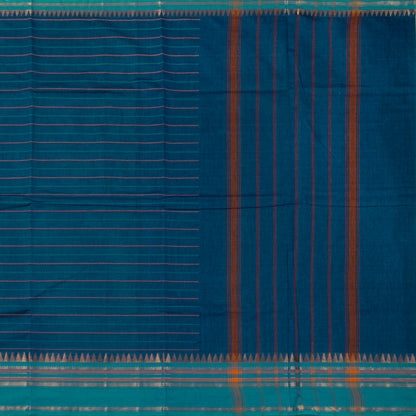 Blue Kanchi Cotton Saree For Festive Wear PV MM KC 919