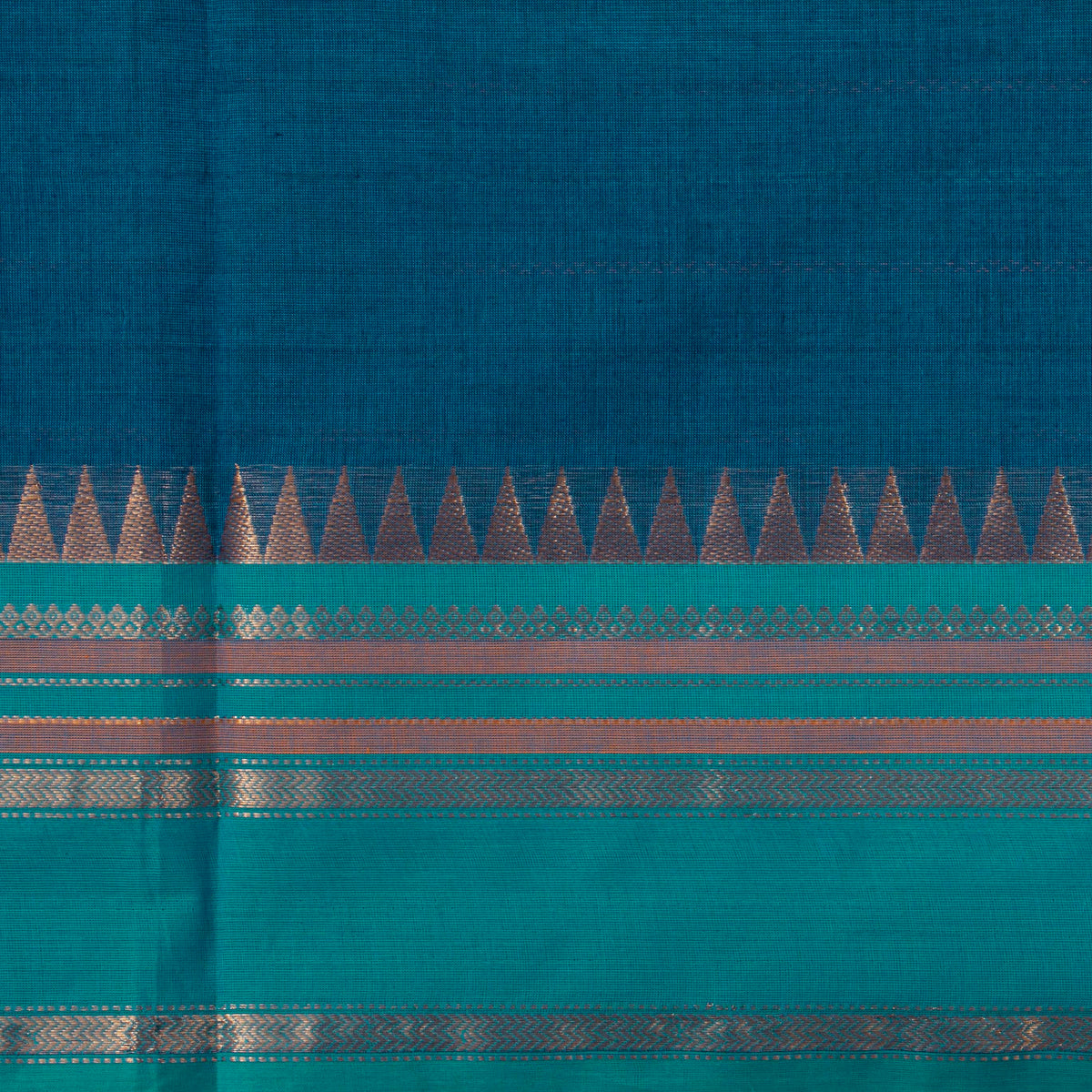 Blue Kanchi Cotton Saree For Festive Wear PV MM KC 919