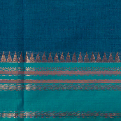 Blue Kanchi Cotton Saree For Festive Wear PV MM KC 919