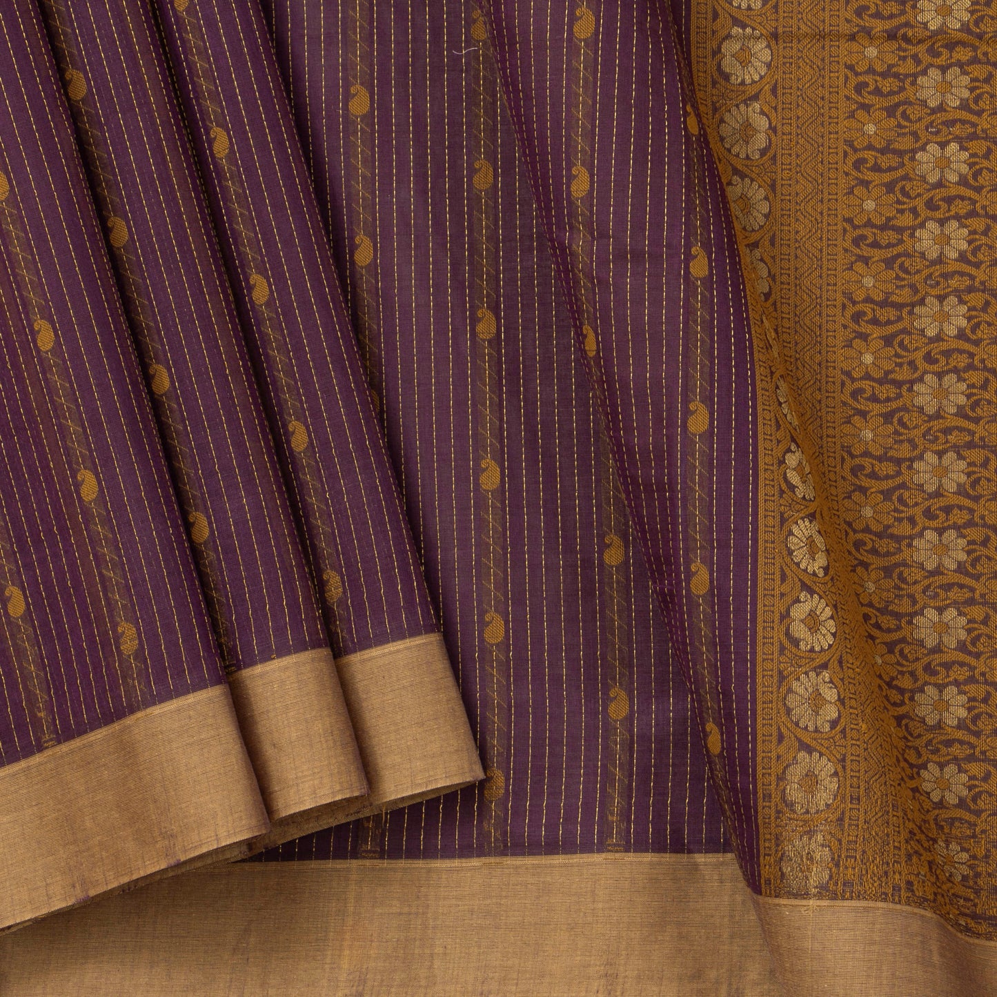 Magenta Fancy Cotton Saree For Festive Wear PV MM FC 996 - Cotton Saree - Panjavarnam PV MM FC 996
