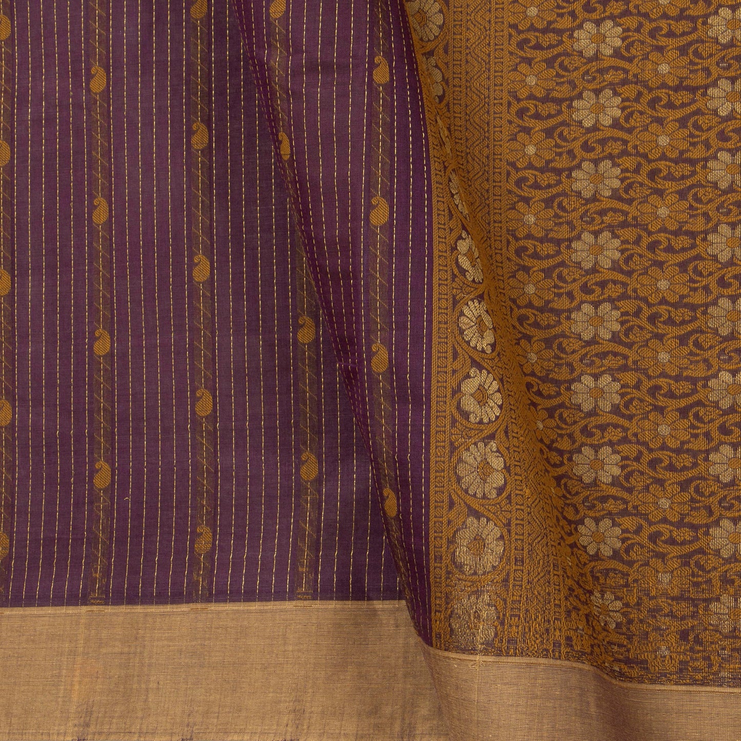 Magenta Fancy Cotton Saree For Festive Wear PV MM FC 996 - Cotton Saree - Panjavarnam PV MM FC 996