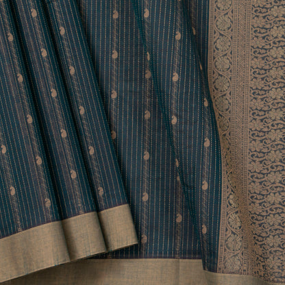 Blue Fancy Cotton Saree For Festive Wear PV MM FC 998 - Cotton Saree - Panjavarnam PV MM FC 998