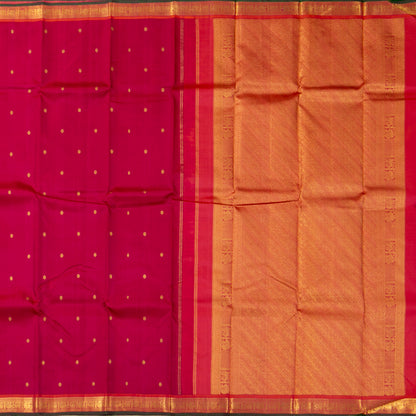 Pink Kanchipuram Silk Saree For Festive Wear PV J 1430