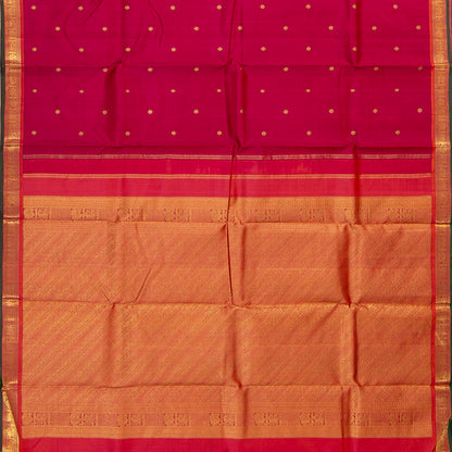 Pink Kanchipuram Silk Saree For Festive Wear PV J 1430