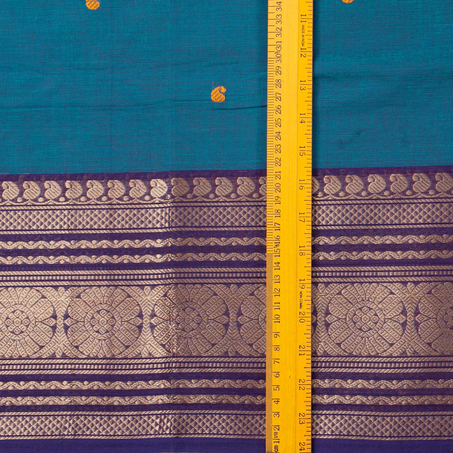 Blue Kanchi Cotton Saree For Festive Wear PV MM KC 918