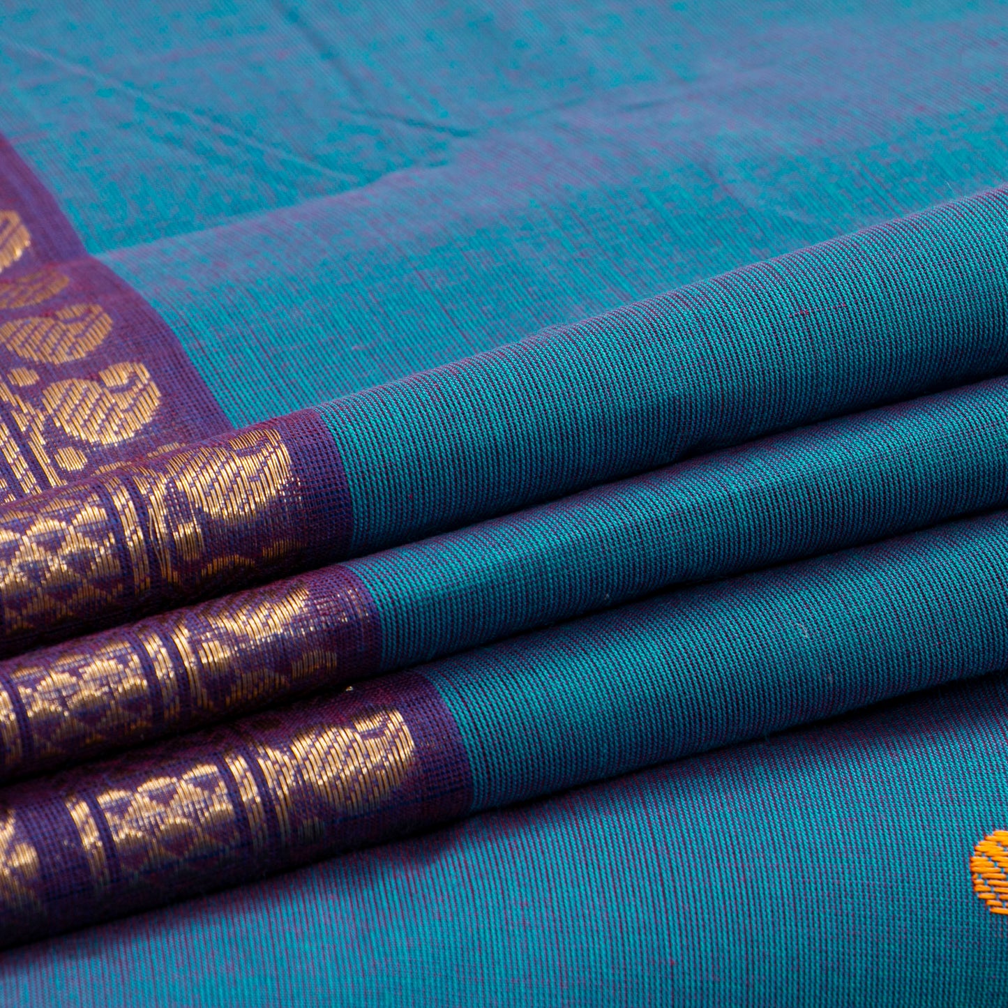 Blue Kanchi Cotton Saree For Festive Wear PV MM KC 918
