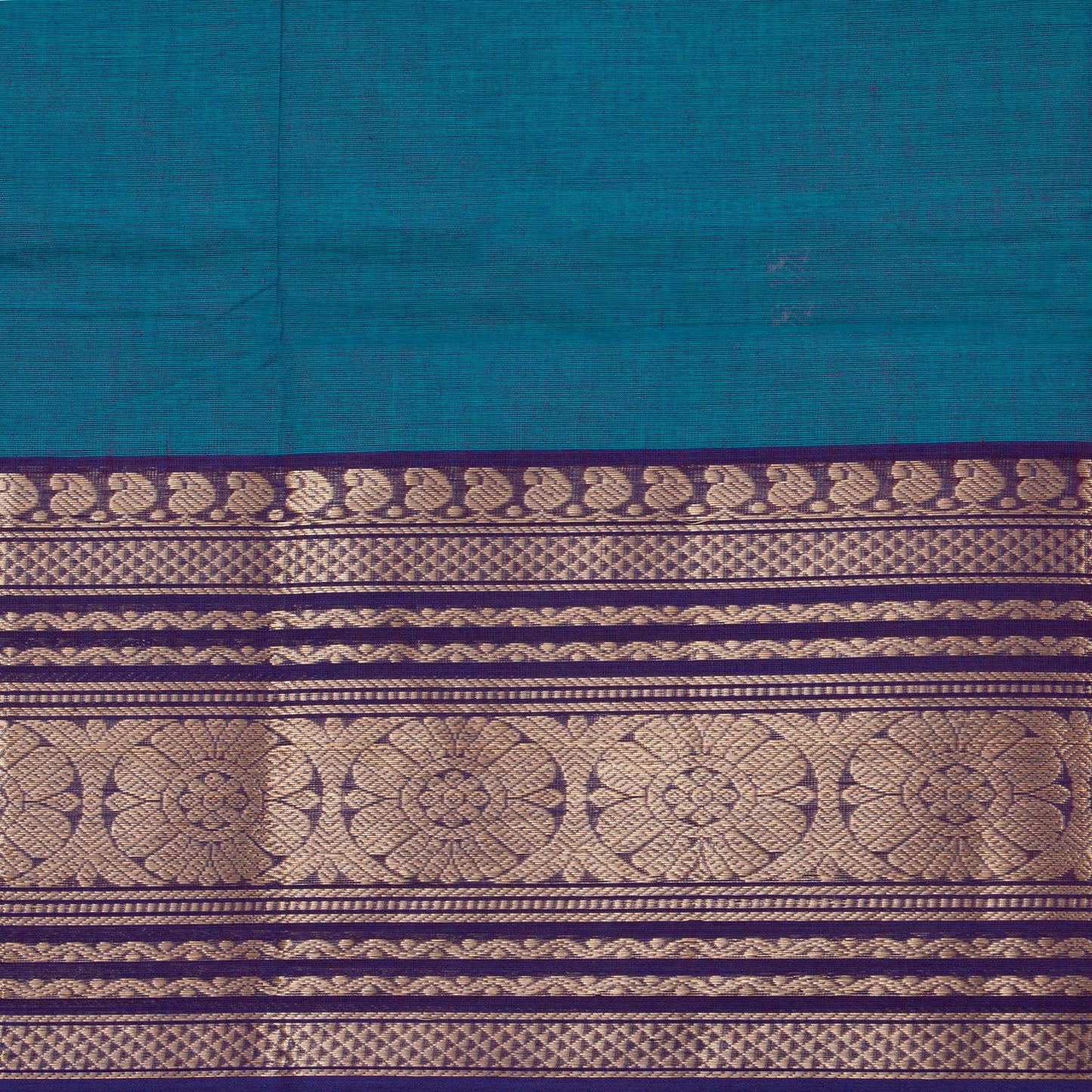 Blue Kanchi Cotton Saree For Festive Wear PV MM KC 918