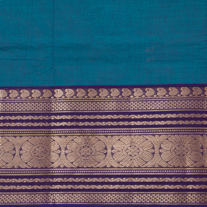 Blue Kanchi Cotton Saree For Festive Wear PV MM KC 918