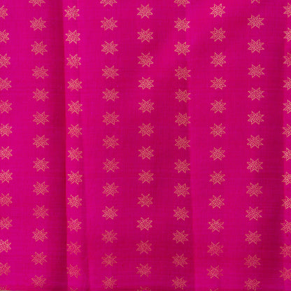 Pink Orange And Mustard Borderless Kanchipuram Silk Saree For Festive Wear PV GTA 106