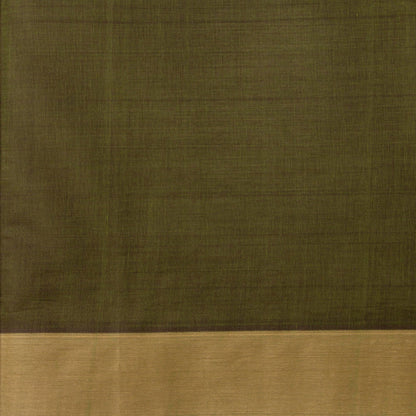 Green Fancy Cotton Saree For Festive Wear PV MM FC 1001 - Cotton Saree - Panjavarnam PV MM FC 1001