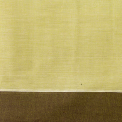 Pastel Yellow Fancy Cotton Saree For Festive Wear PV MM FC 1000 - Cotton Saree - Panjavarnam PV MM FC 1000