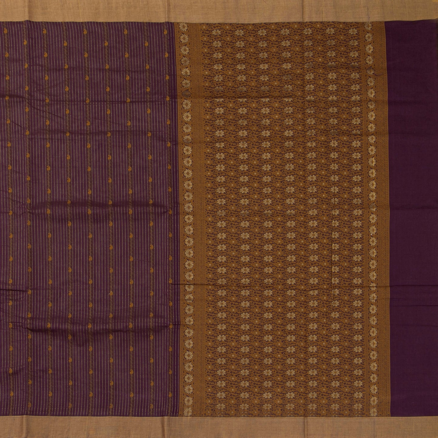 Magenta Fancy Cotton Saree For Festive Wear PV MM FC 996 - Cotton Saree - Panjavarnam PV MM FC 996