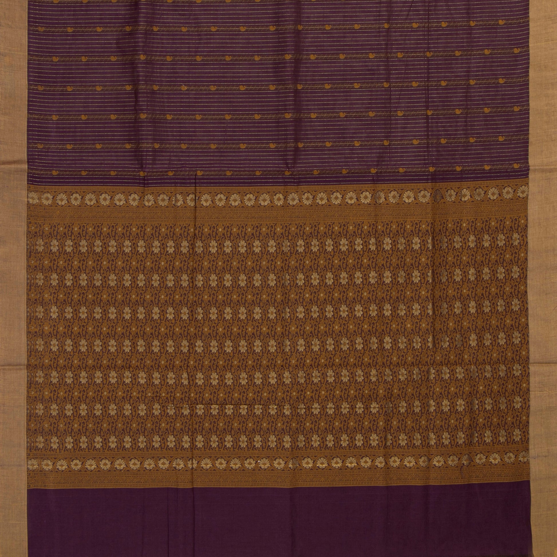 Magenta Fancy Cotton Saree For Festive Wear PV MM FC 996 - Cotton Saree - Panjavarnam PV MM FC 996
