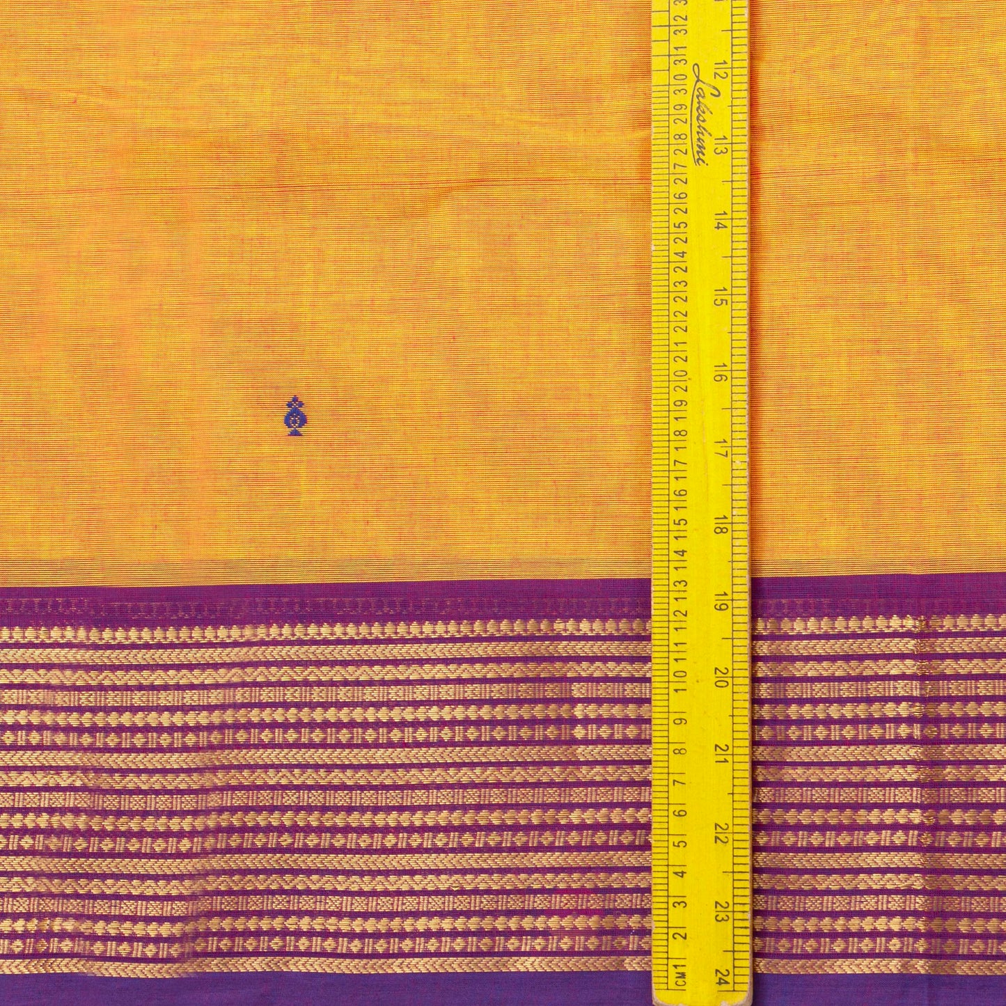 Yellow And Magenta Kanchi Cotton Saree For Festive Wear PV MM KC 772