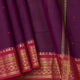 Wine And Pink Kanchi Cotton Saree For Festive Wear PV MM KC 782