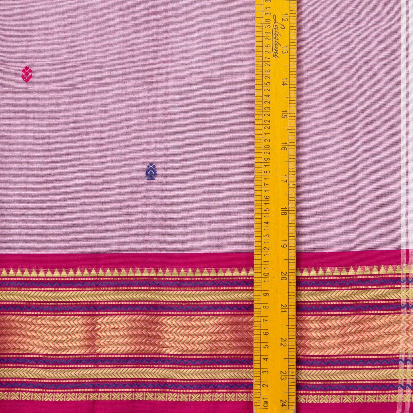 Pink Kanchi Cotton Saree For Festive Wear PV MM KC 771