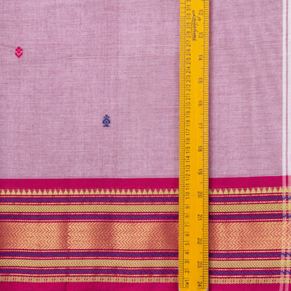 Pink Kanchi Cotton Saree For Festive Wear PV MM KC 771