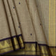 Fawn And Black Kanchi Cotton Saree For Festive Wear PV MM KC 806