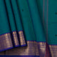 Teal And Blue Kanchi Cotton Saree For Festive Wear PV MM KC 858