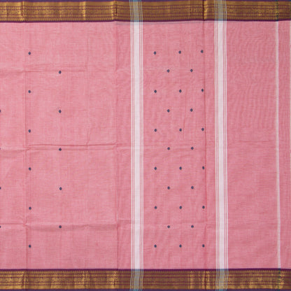 Pink Kanchi Cotton Saree For Office Wear PV MM KC 788