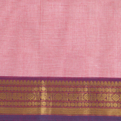 Pink Kanchi Cotton Saree For Office Wear PV MM KC 788
