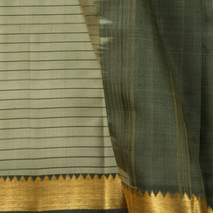 Green Kanchipuram Silk Saree For Festive Wear PV KNN 271