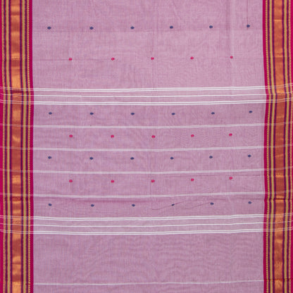 Pink Kanchi Cotton Saree For Festive Wear PV MM KC 771