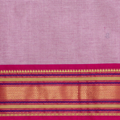Pink Kanchi Cotton Saree For Festive Wear PV MM KC 771