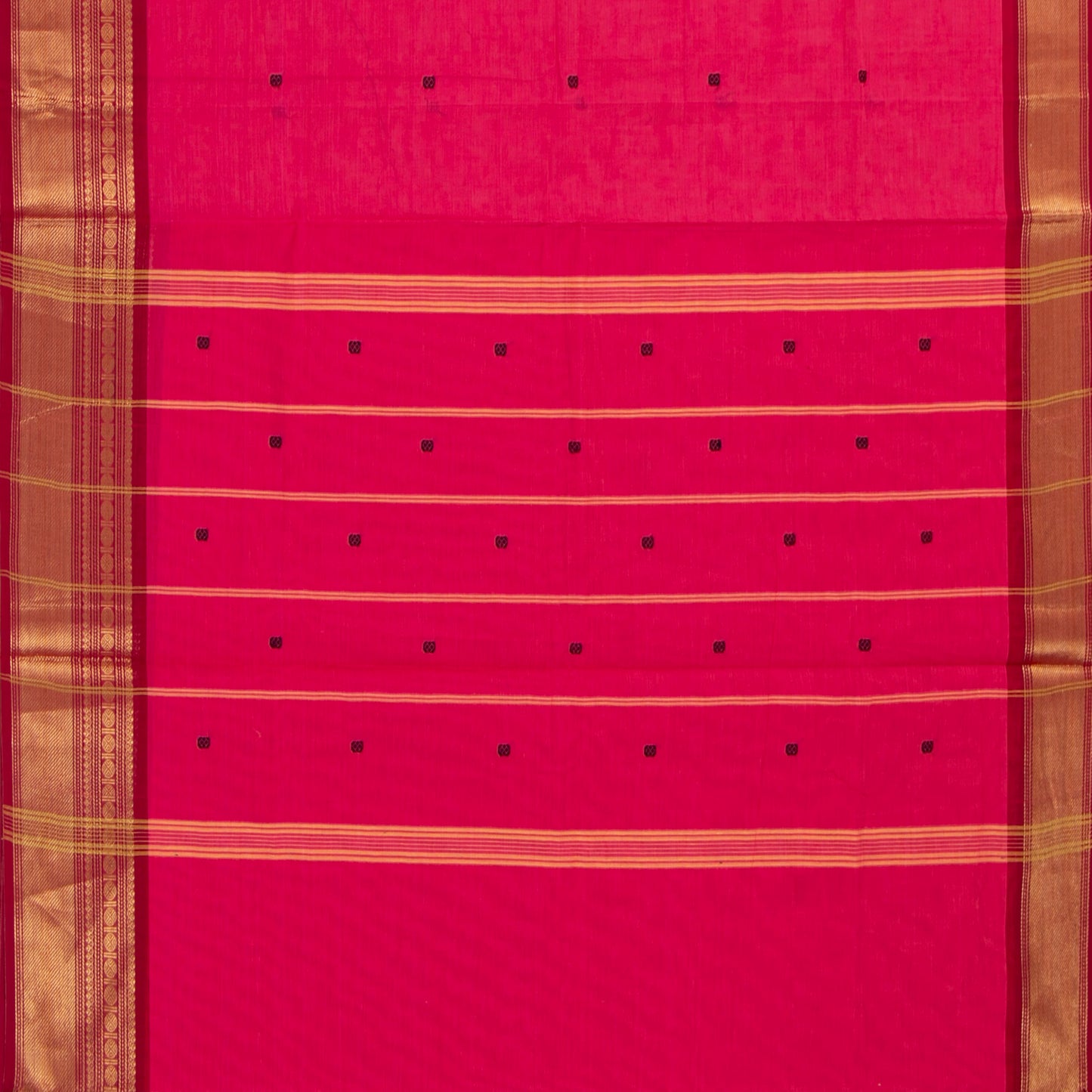 Pink And Maroon Kanchi Cotton Saree For Festive Wear PV MM KC 797