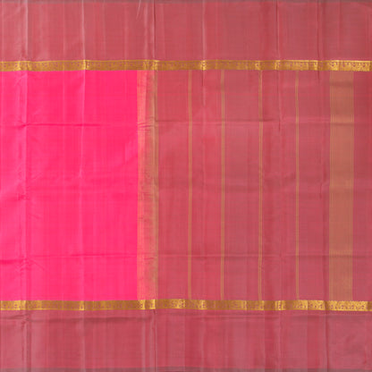 Pink Kanchipuram Silk Saree For Festive Wear PV KNN 257