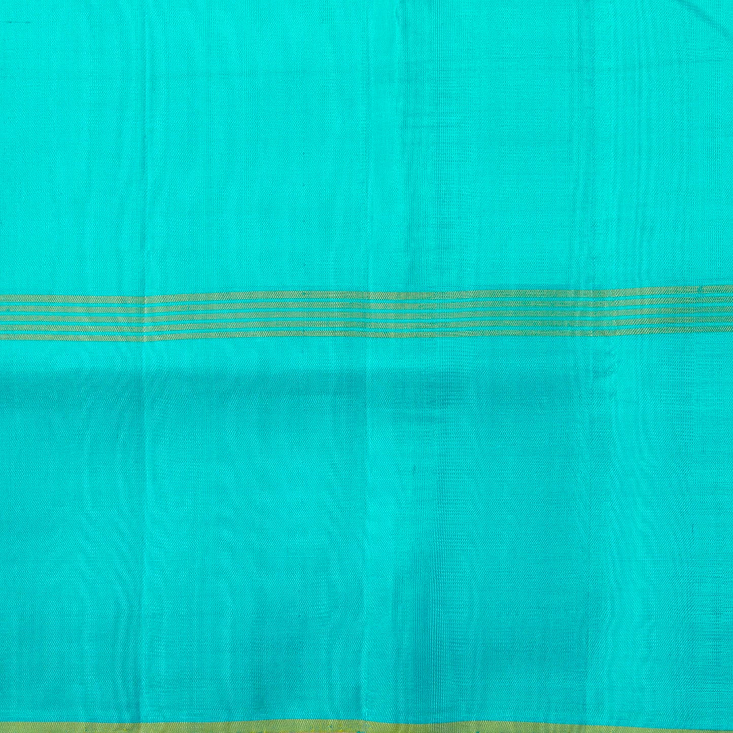 Pink And Anandha Blue Kanchipuram Silk Saree No Zari For Festive Wear PV KNN 303