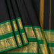 Black And Green Kanchi Cotton Saree For Festive Wear PV MM KC 701