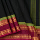 Black And Magenta Kanchi Cotton Saree For Festive Wear PV MM KC 720