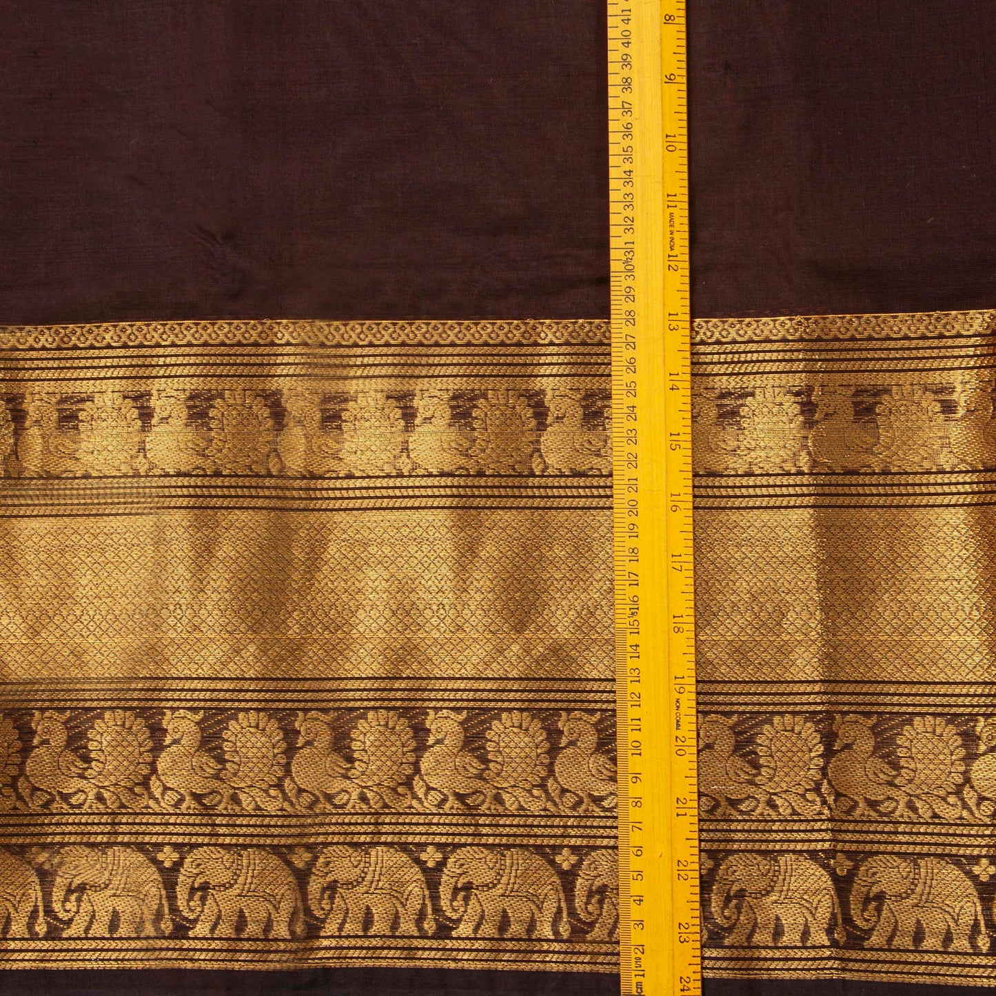 Maroon Kanchi Cotton Saree For Festive Wear PV MM KC 729