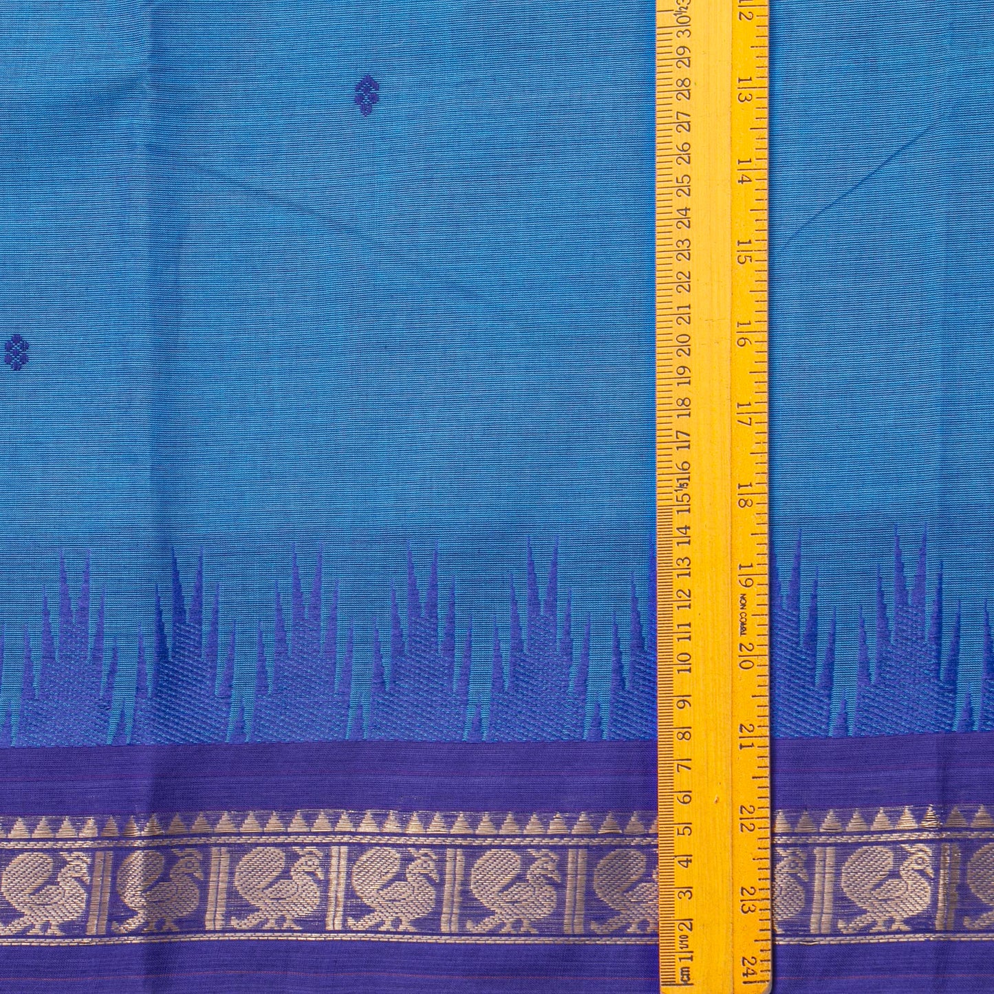 Blue Kanchi Cotton Saree For Festive Wear PV MM KC 807