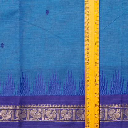 Blue Kanchi Cotton Saree For Festive Wear PV MM KC 807