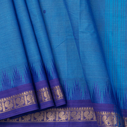 Blue Kanchi Cotton Saree For Festive Wear PV MM KC 807