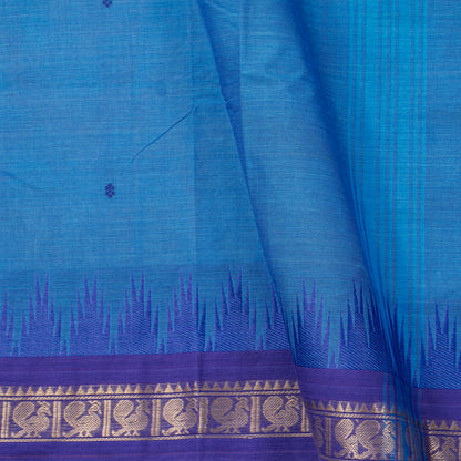 Blue Kanchi Cotton Saree For Festive Wear PV MM KC 807