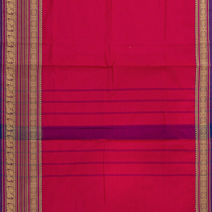 Pink Kanchi Cotton Saree For Festive Wear PV MM KC 711