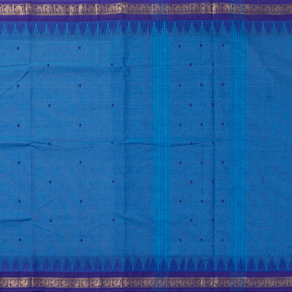 Blue Kanchi Cotton Saree For Festive Wear PV MM KC 807