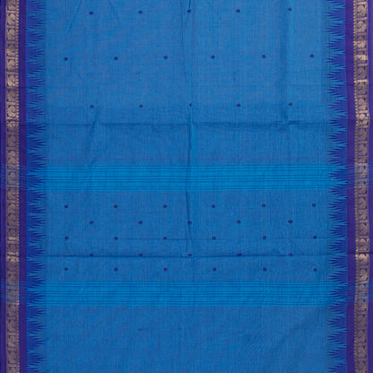 Blue Kanchi Cotton Saree For Festive Wear PV MM KC 807