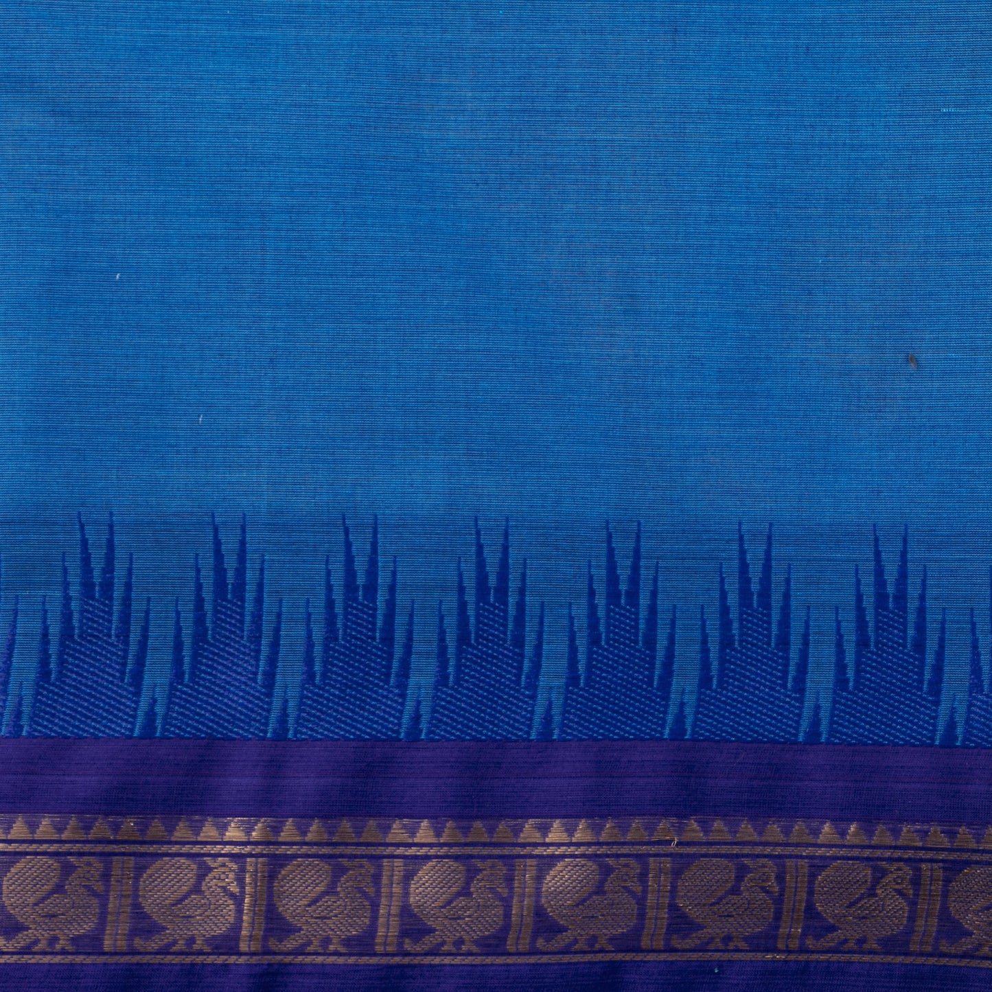 Blue Kanchi Cotton Saree For Festive Wear PV MM KC 807