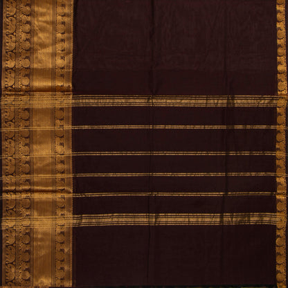 Maroon Kanchi Cotton Saree For Festive Wear PV MM KC 729