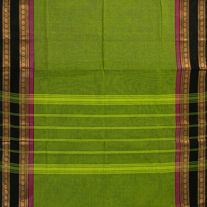 Green And Pink Kanchi Cotton Saree For Festive Wear PV MM KC 718