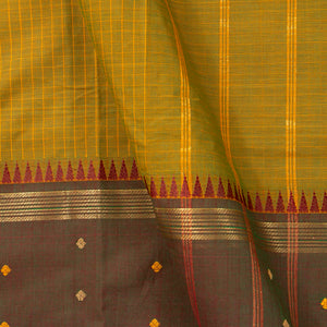 Green Kanchi Cotton Saree PV MM KC 270