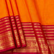 Yellow And Red Kanchi Cotton Saree For Festive Wear PV MM KC 719